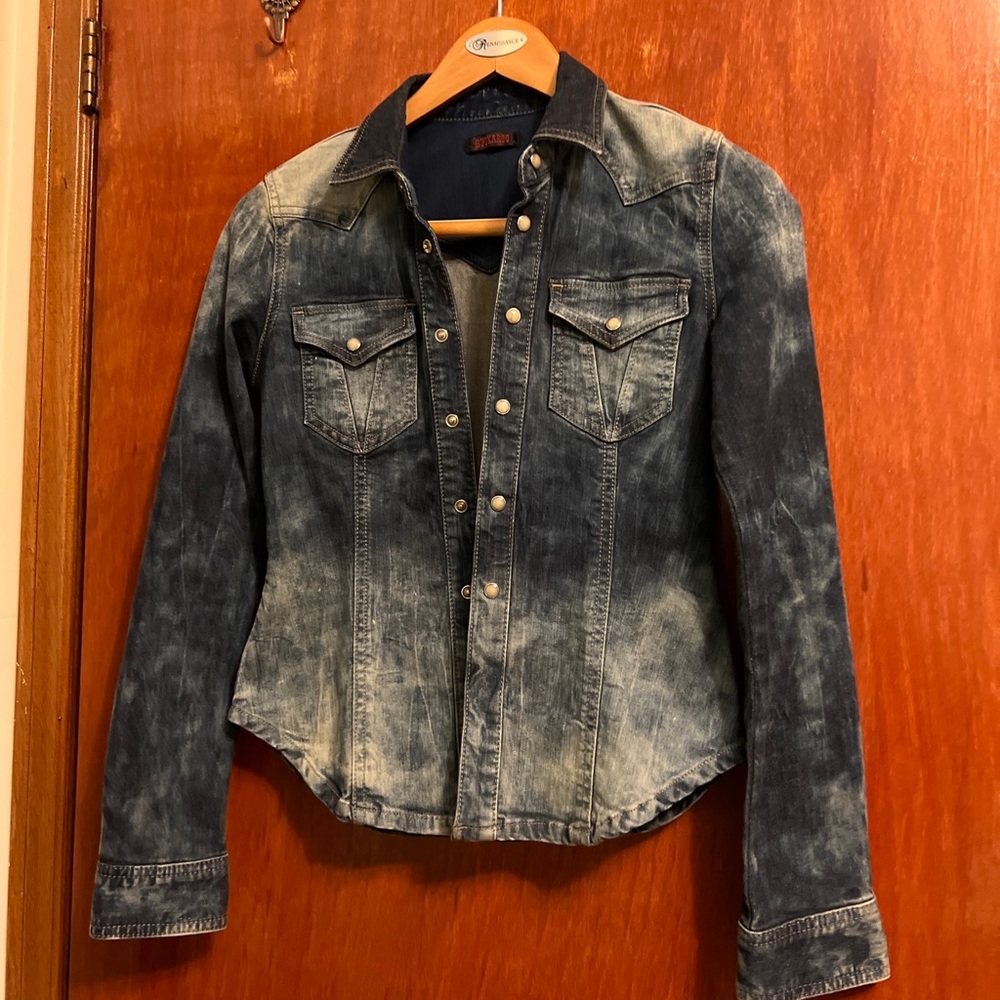Pre-Owned Buckaroo fits like xsmall, women Jean jacket in excellent condition